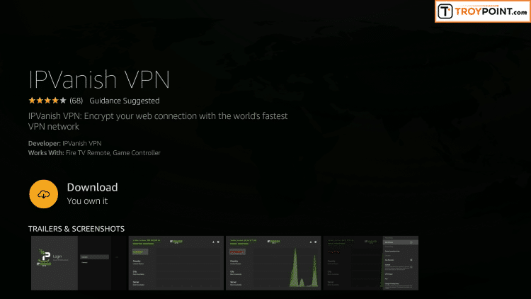 ipvanish free for firesti