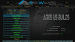 Ares Wizard Builds Screen