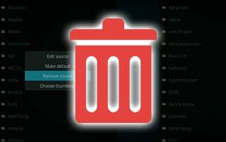 how to uninstall kodi repositories