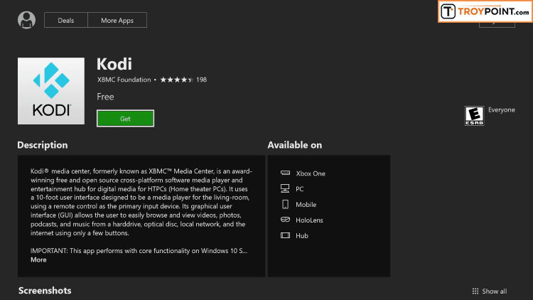 xbox one s kodi