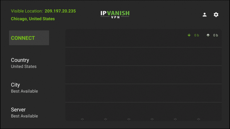 That's it! You have successfully installed IPVanish VPN for your Firestick/Fire TV. Now Click Connect