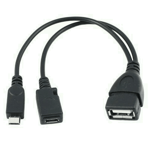 PRO OTG Cable Works for Alcatel OneTouch T10 Tab Right Angle Cable Connects You to Any Compatible USB Device with MicroUSB 