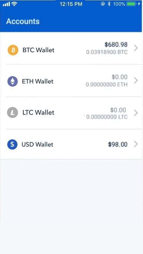 Step 2 - How to Sell Bitcoin on Coinbase (Mobile User (iOS and Android))