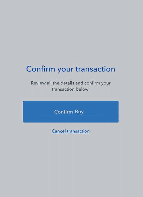 Step 6 - How to Buy Bitcoin on Coinbase (Desktop User)