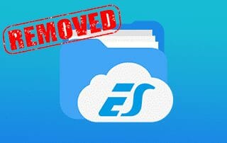 es file explorer removed