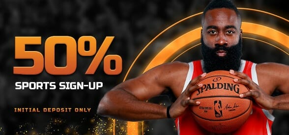 50% sports sign-up