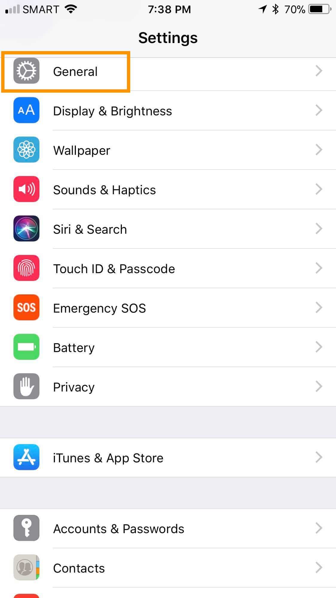 storage availability iOS Kodi for iPhone