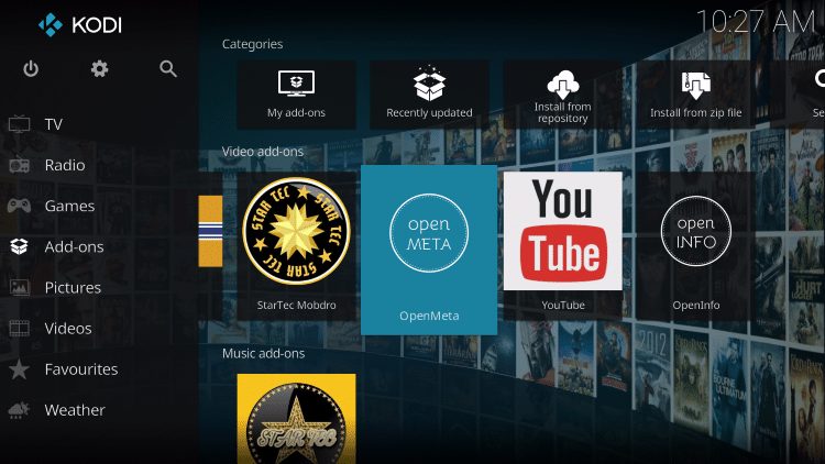 open openeta addon