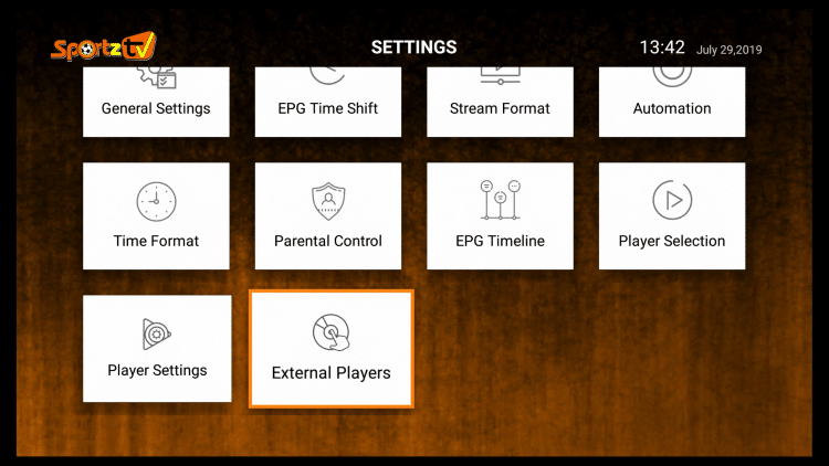 Click External Players