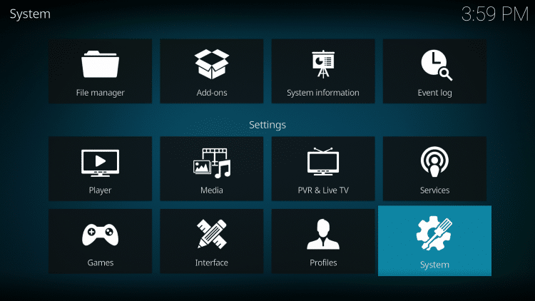 best path for media locations for kodi 176