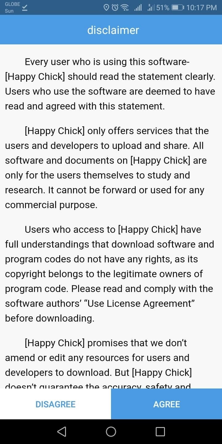 Step 8 - How To Install Happy Chick on Android Device