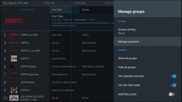 manage positions