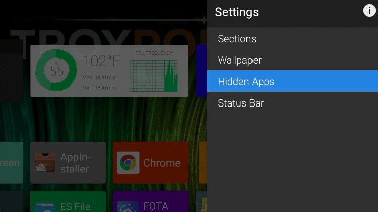 Step 4a - How to Add More Widgets on ATV Launcher