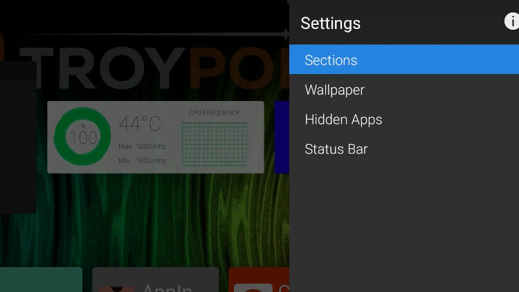 Step 8b - How to Adjust Widget Sizes on ATV Launcher