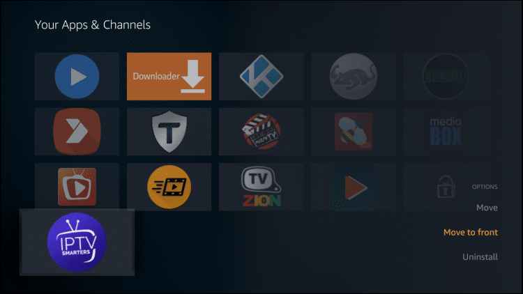 IPTV smarters installation is now complete