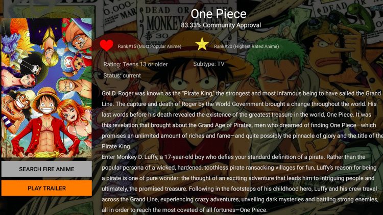 Fire Anime 3.2.2 Android TV/Android Mobile, Universal APK