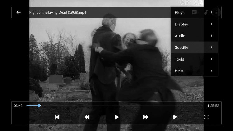 Select Subtitle.