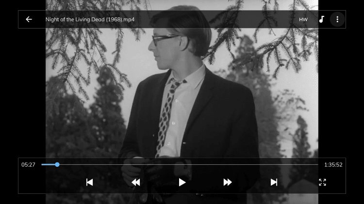 After your Movie or TV opens, click the options icon (3 vertical dots) within mx player in the upper right corner of your screen.