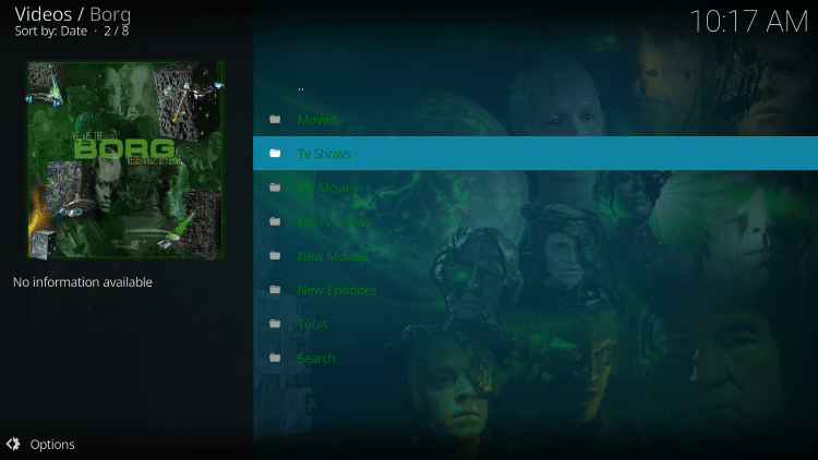 Return back to Borg, and you are now able to use Real-Debrid links when streaming Movies and TV Shows!