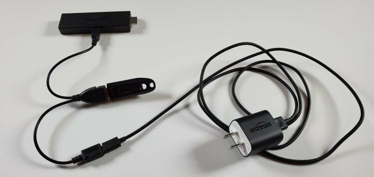   Fire TV Stick 4K with USB Power Cable