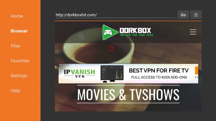 You will then be redirected to this site. Scroll down until you see the Vudu application.