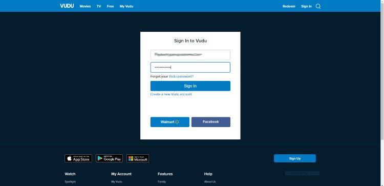 Enter in your email and password that you created in step 2.