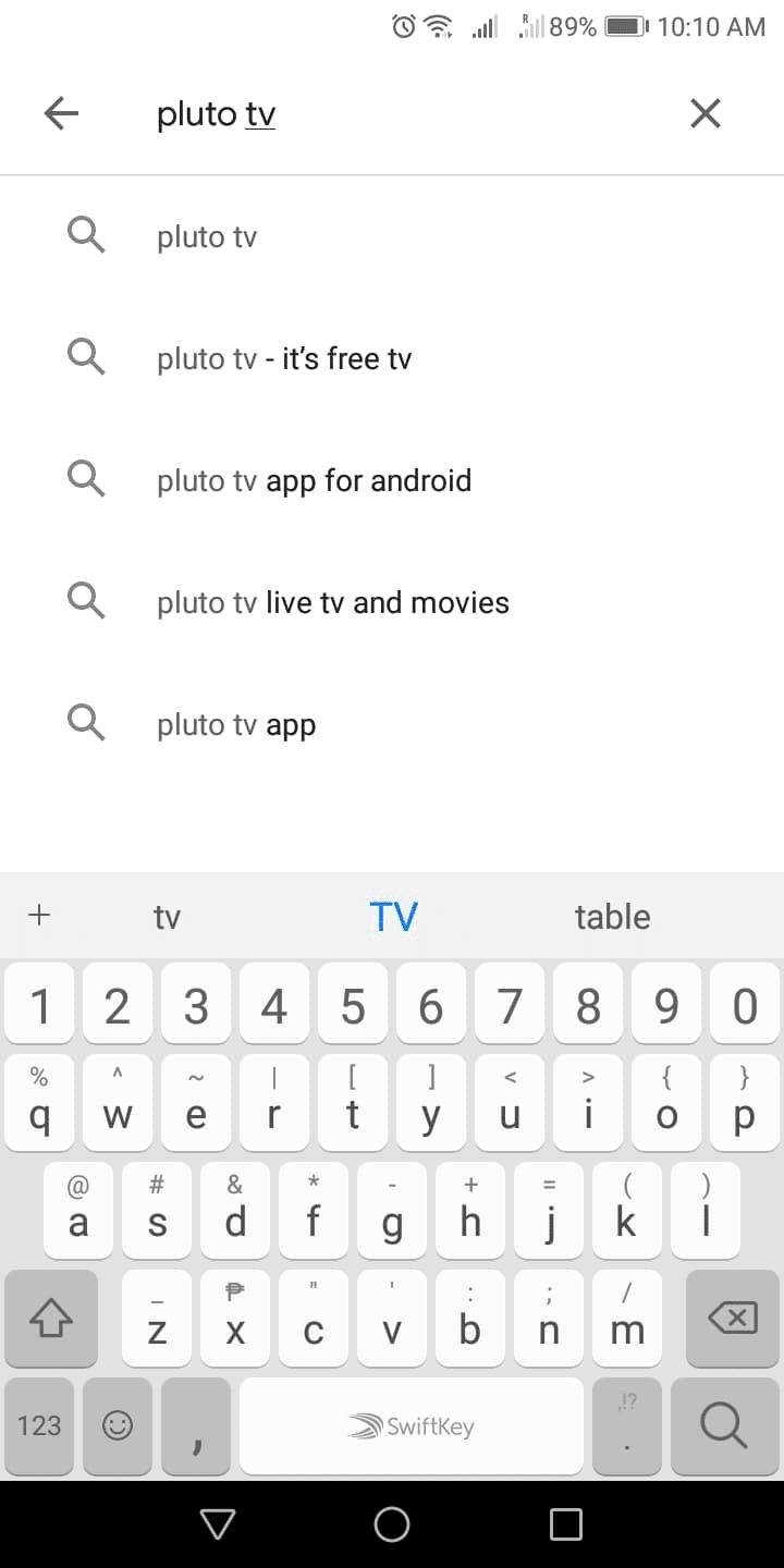Step 1 - Pluto TV Android Device Installation Guide v1