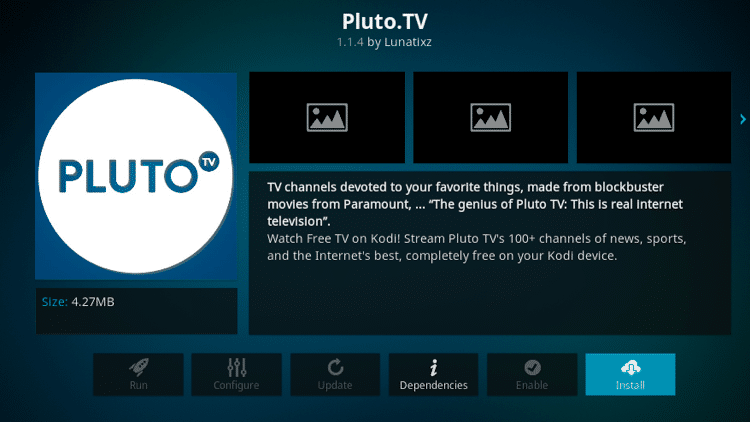 Step 6 - Pluto TV Kodi Add-on Installation Guide