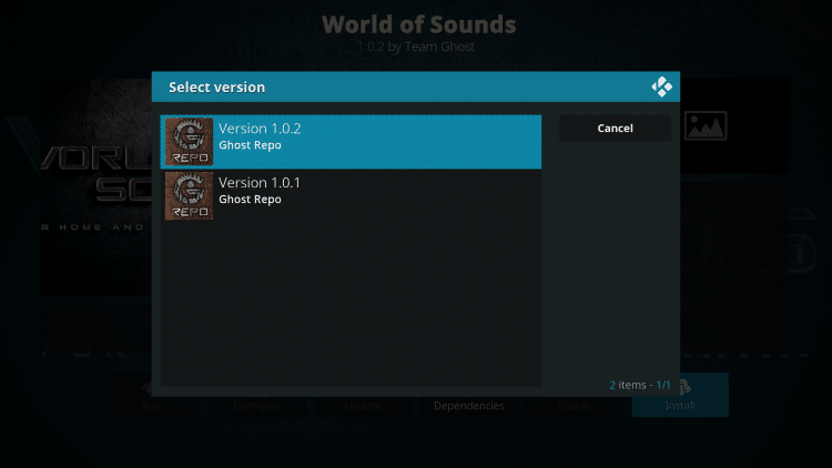 Select Ghost Repo Version 1.0.2