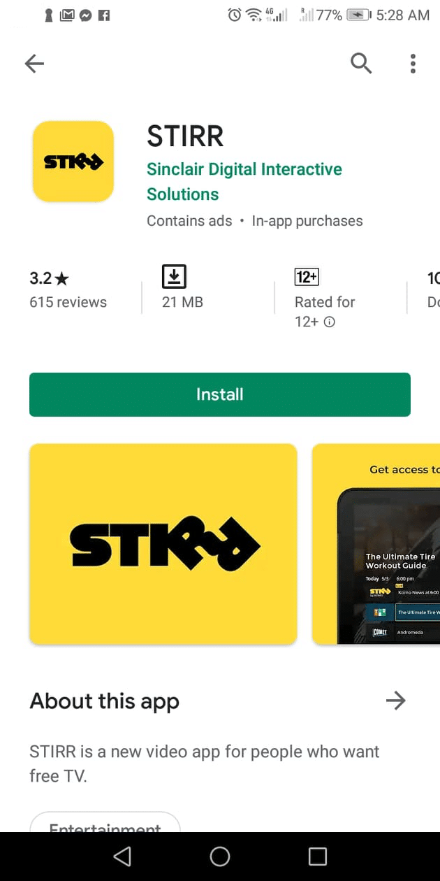 Step 2.0 - How to Install STIRR on Android Device
