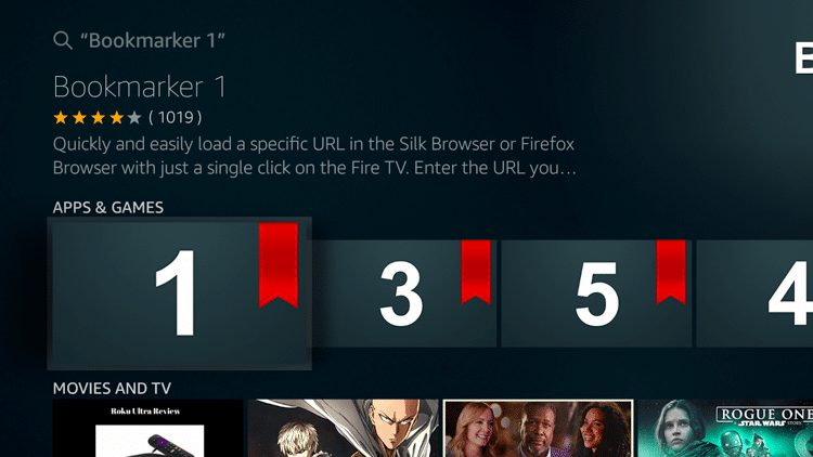 Step 4 - How to Install Bookmarker on Firestick