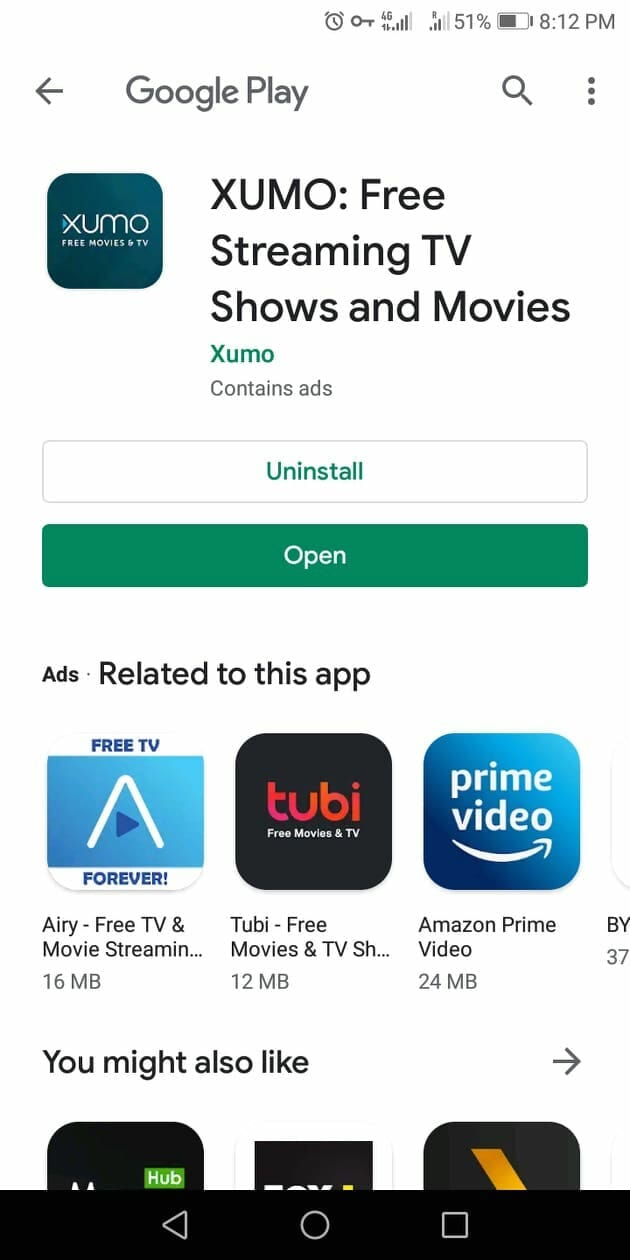 Step 7 - How to Install XUMO on an Android Device