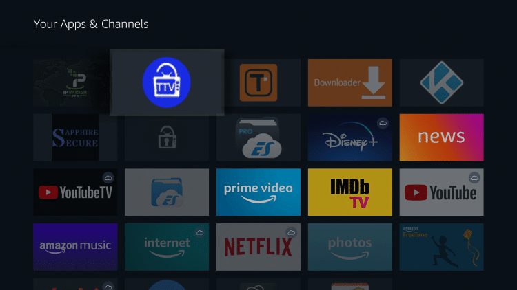 Drag UnlockMyTTV to the top of your apps list and click to drop
