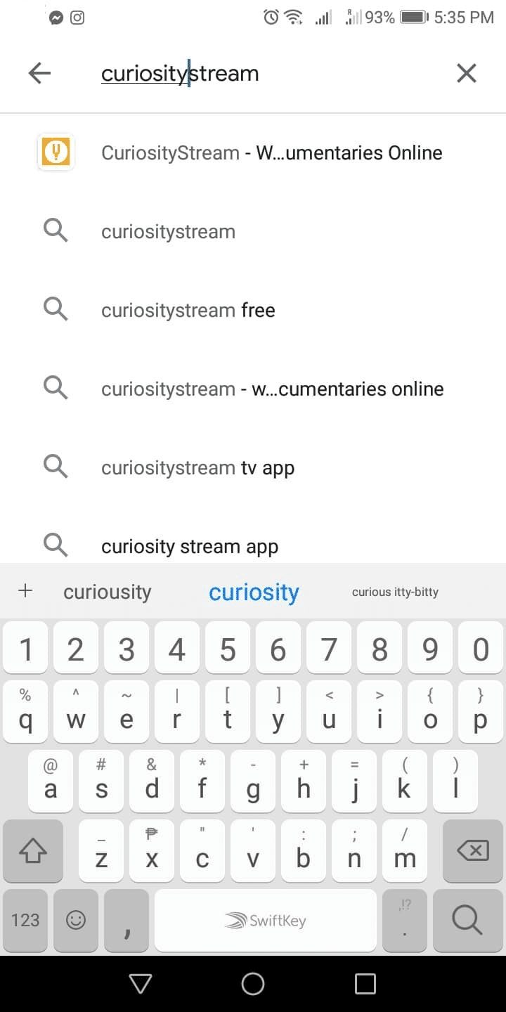 Step 1 - How to Install CuriosityStream on Android