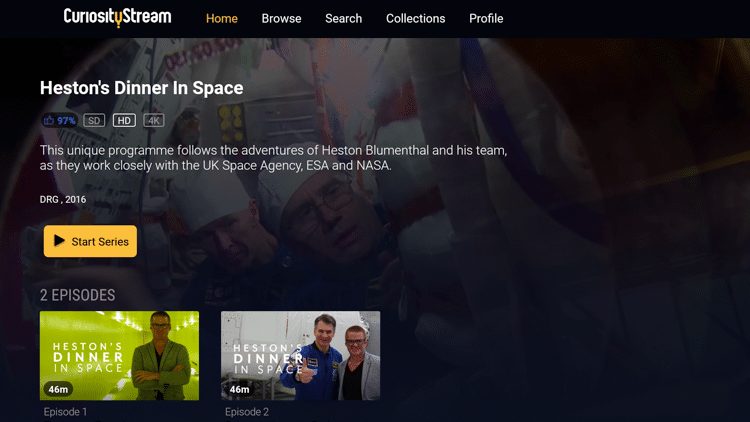 Step 10 - How to Install CuriosityStream on Firestick:Fire TV