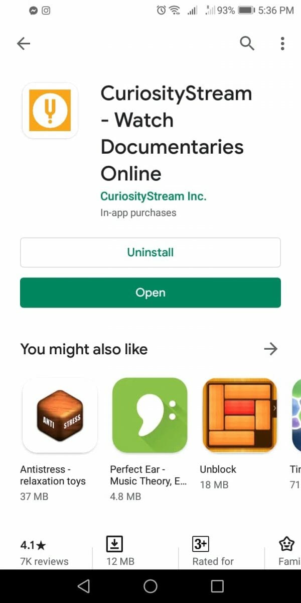 How to Install CuriosityStream on Firestick/Fire TV, Android, and iOS