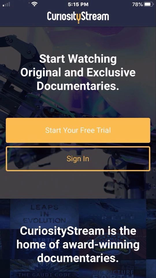 Step 7 - How to Install CuriosityStream on iOS