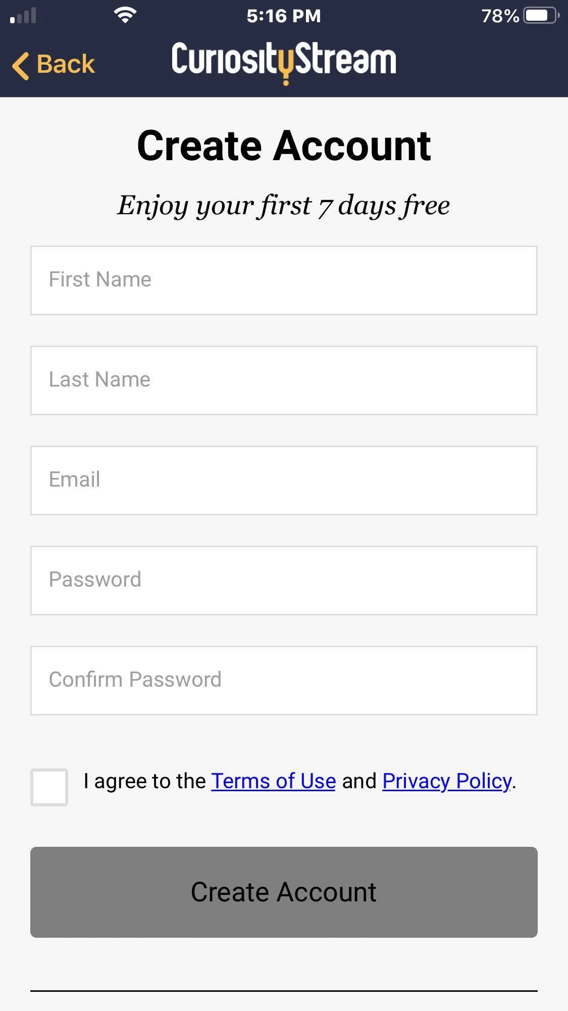 Step 9 - How to Install CuriosityStream on iOS