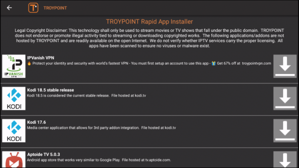 troypoint rapid app installer for firestick