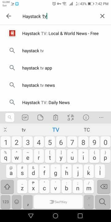 Step 1.0 - Haystack TV Android Device Installation Guide