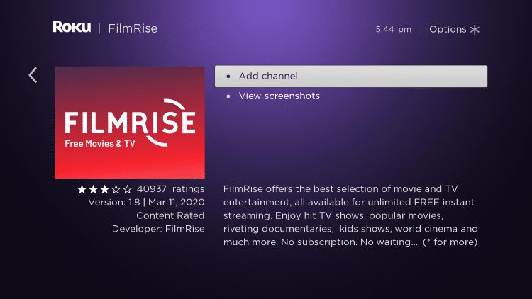 Click Add channel