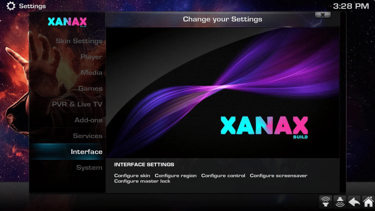 click interface