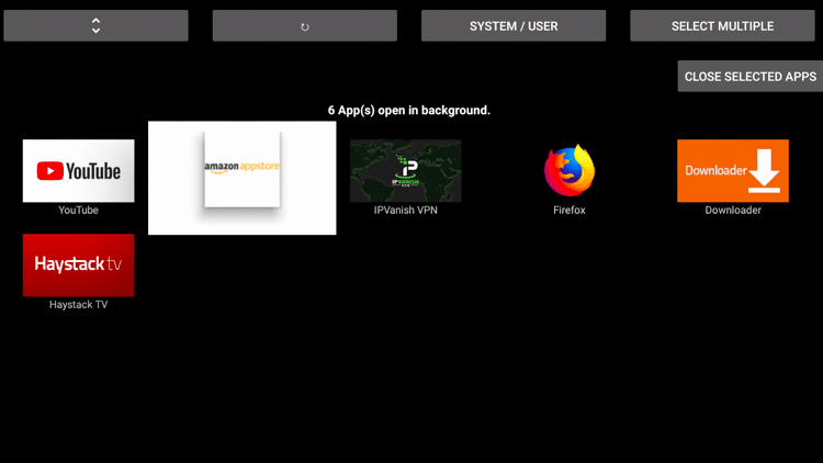 Step 11 - Close all running apps at once