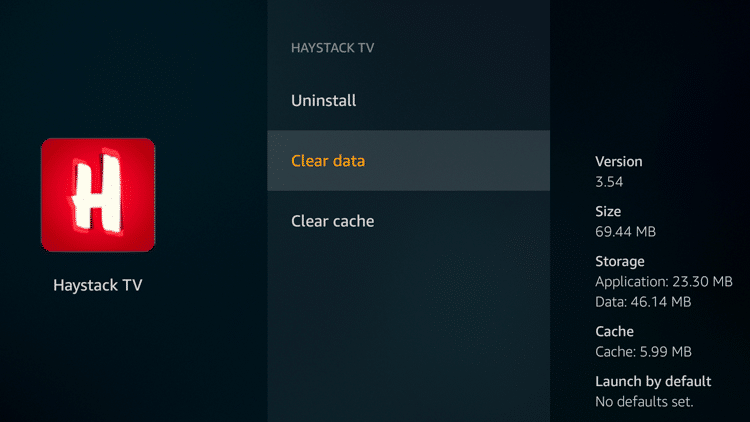 Step 5.1 - Clear the Cache or Data