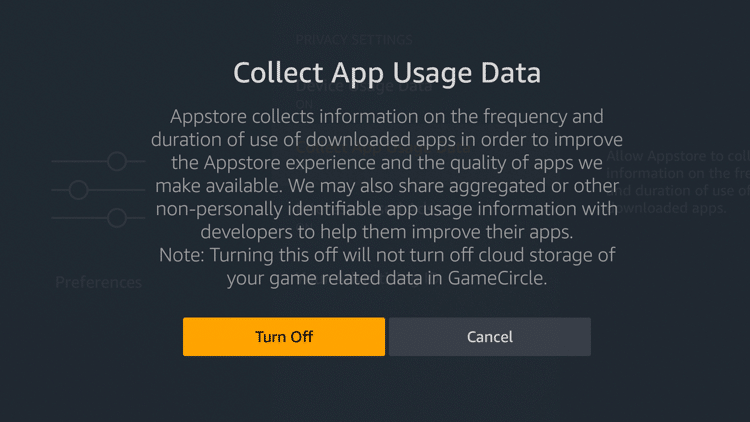 Step 7 - Modify privacy settings