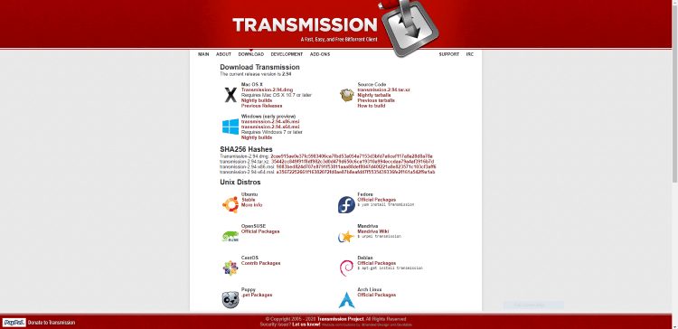 transmission home site