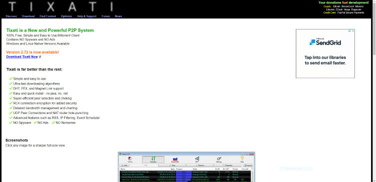 best torrent client tixati