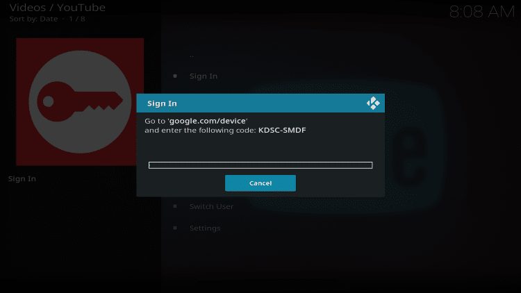 authorization code
