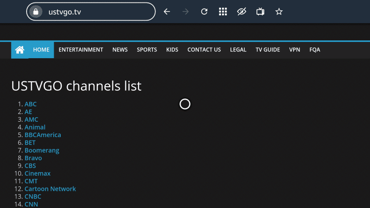 USTVGO Channel List & USTVGO Alternative