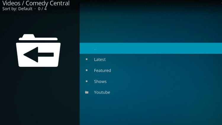 Step 10 - How to Install Comedy Central Kodi Addon Guide